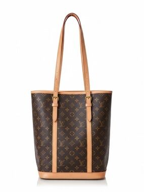 Louis Vuitton GM Monogram Canvas Vertical Bucket Bag